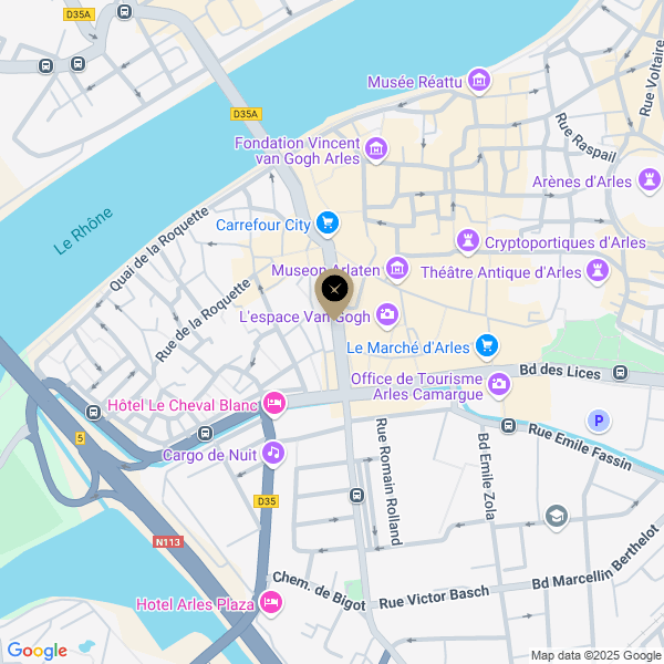 plan de l'agence Shiva arles