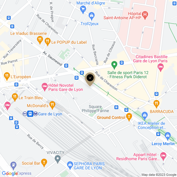 plan de l'agence Shiva paris-12eme-daumesnil