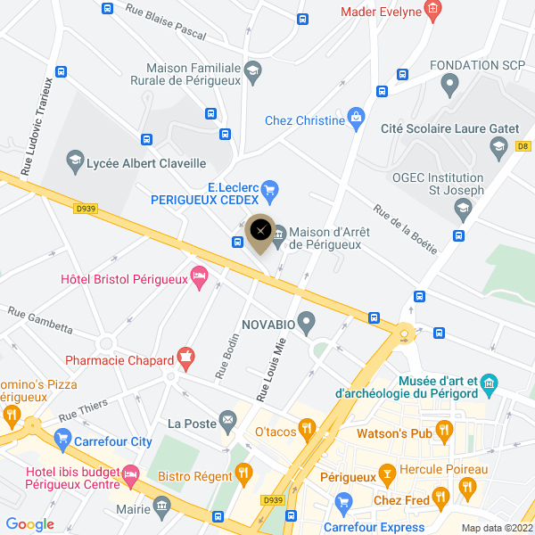 plan de l'agence Shiva perigueux