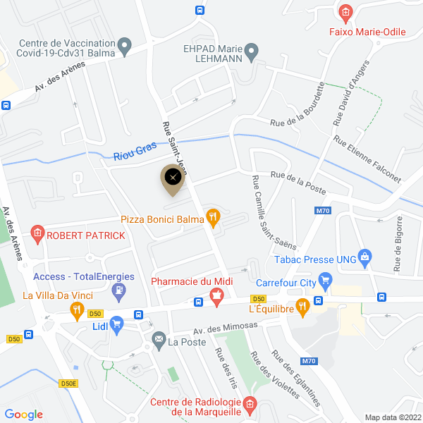 plan de l'agence Shiva balma