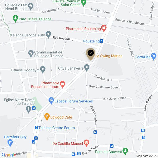 plan de l'agence Shiva talence