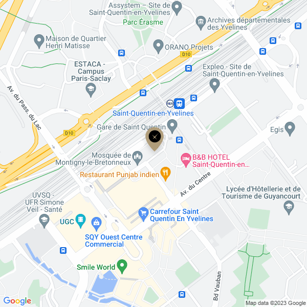 plan de l'agence Shiva saint-quentin-en-yvelines