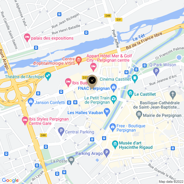 plan de l'agence Shiva perpignan