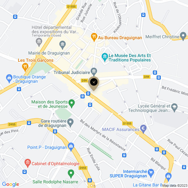 plan de l'agence Shiva draguignan