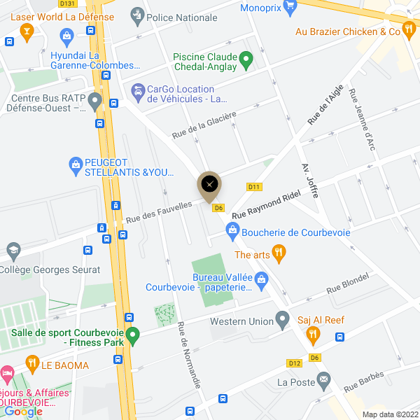 plan de l'agence Shiva courbevoie