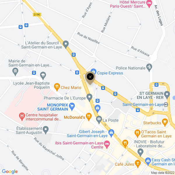 plan de l'agence Shiva saint-germain