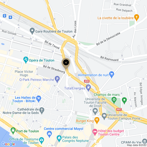 plan de l'agence Shiva toulon