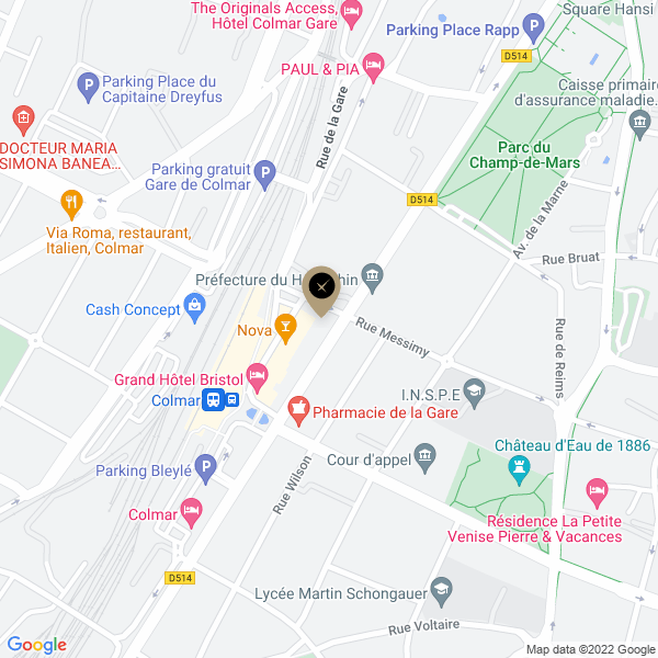 plan de l'agence Shiva colmar