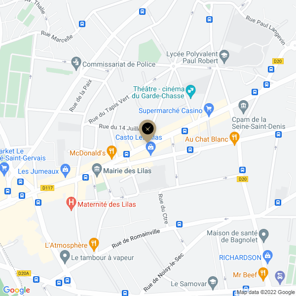 plan de l'agence Shiva les-lilas