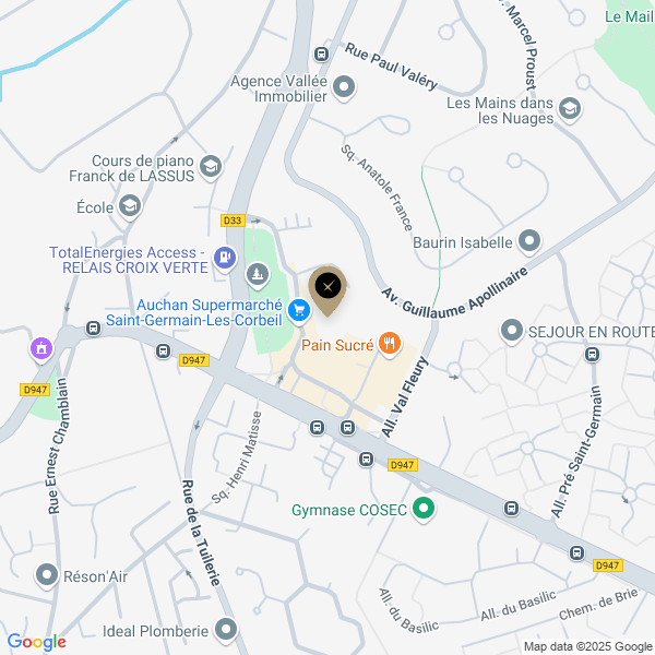 plan de l'agence Shiva evry