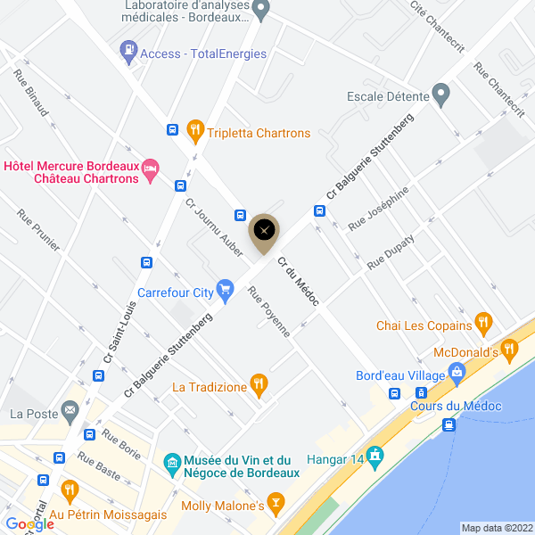 plan de l'agence Shiva bordeaux-nord