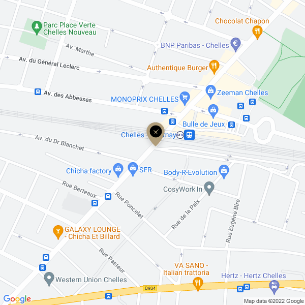 plan de l'agence Shiva chelles