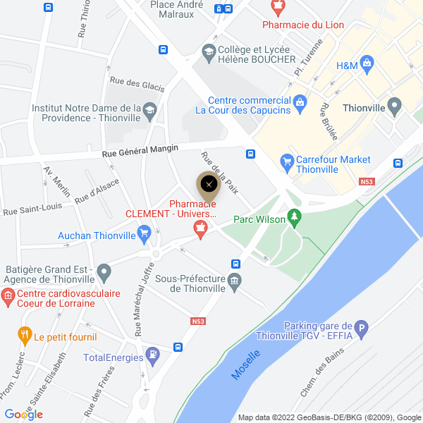 plan de l'agence Shiva thionville