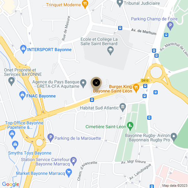 plan de l'agence Shiva bayonne