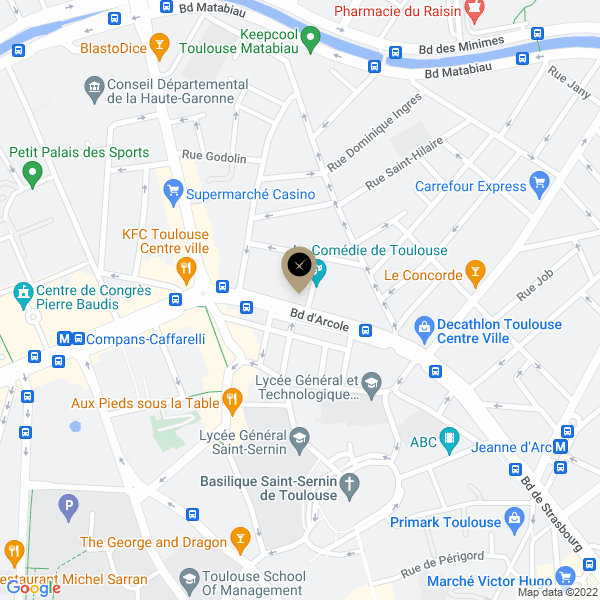 plan de l'agence Shiva toulouse-centre