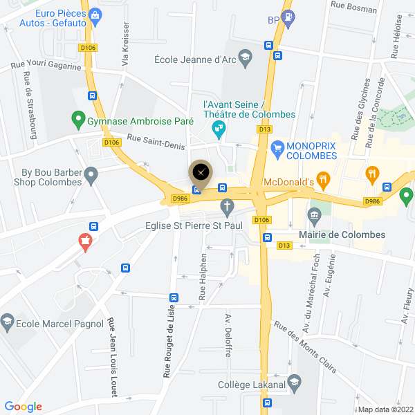 plan de l'agence Shiva colombes