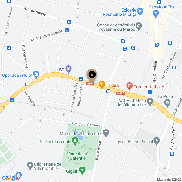 plan de l'agence Shiva villemomble