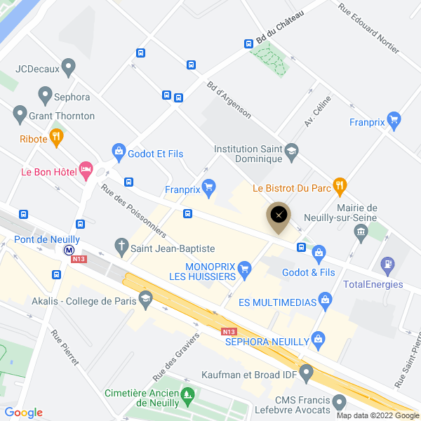 plan de l'agence Shiva neuilly-sur-seine