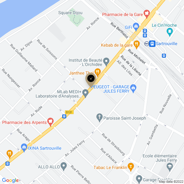 plan de l'agence Shiva sartrouville