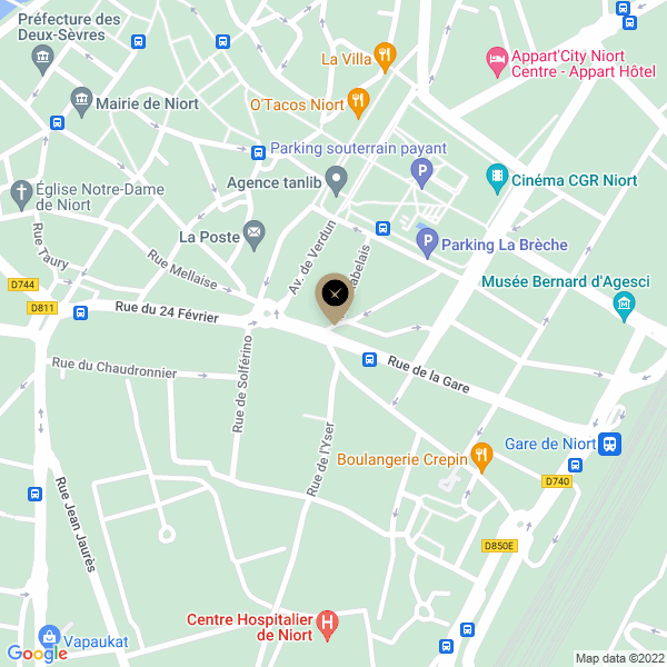 plan de l'agence Shiva niort