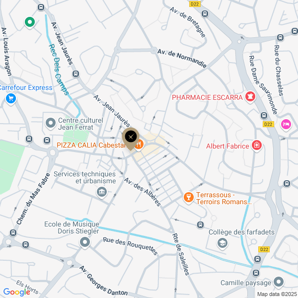 plan de l'agence Shiva cabestany