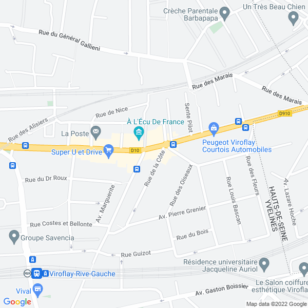 plan de l'agence Shiva viroflay