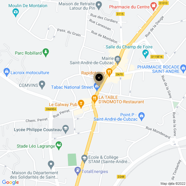 plan de l'agence Shiva saint-andre-de-cubzac