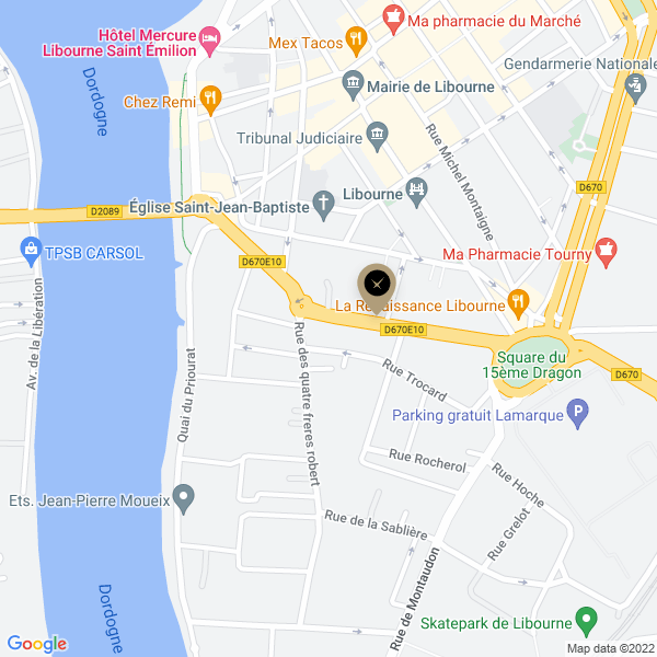 plan de l'agence Shiva libourne