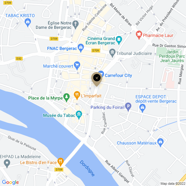 plan de l'agence Shiva bergerac