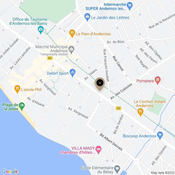 plan de l'agence Shiva andernos-les-bains