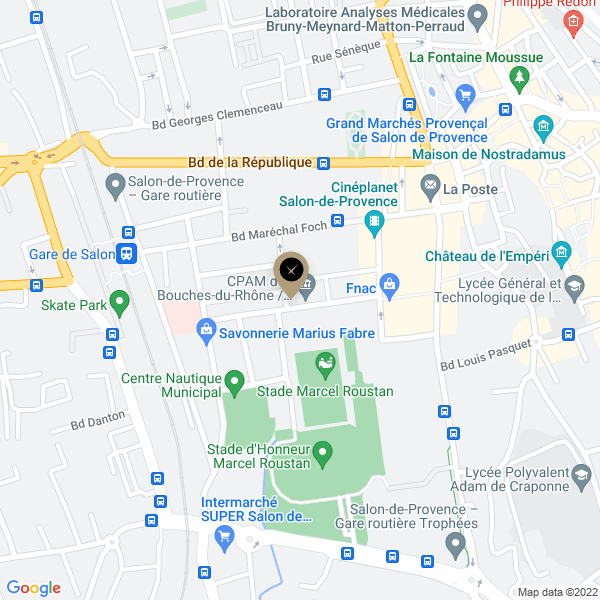 plan de l'agence Shiva salon-de-provence