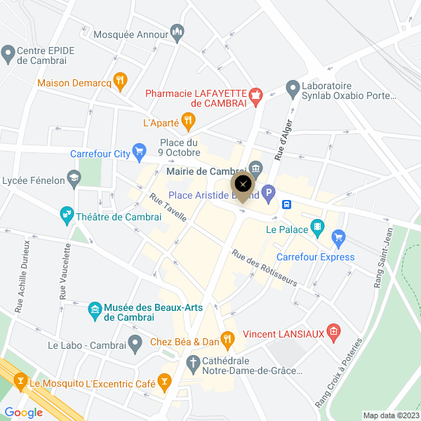 plan de l'agence Shiva cambrai