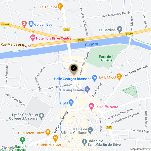 plan de l'agence Shiva brive-la-gaillarde