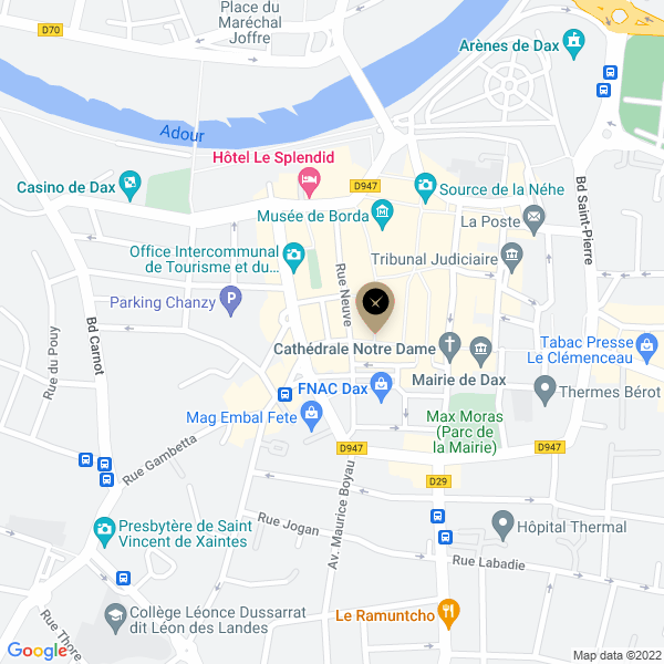 plan de l'agence Shiva dax