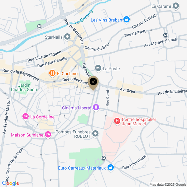 plan de l'agence Shiva brignoles