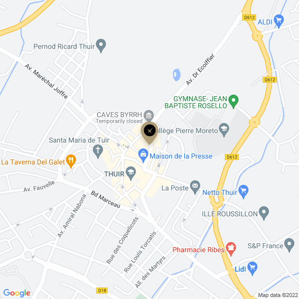 plan de l'agence Shiva thuir