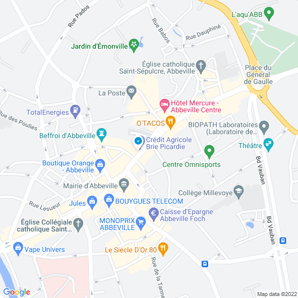 plan de l'agence Shiva abbeville