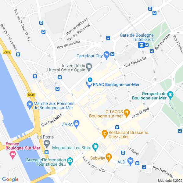 plan de l'agence Shiva boulogne-sur-mer