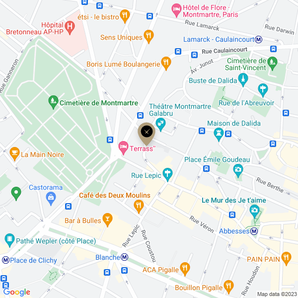 plan de l'agence Shiva paris-18eme-lepic