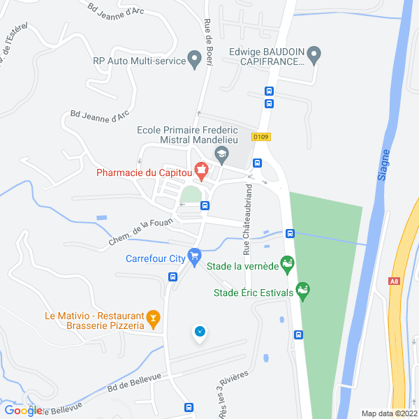 plan de l'agence Shiva mandelieu