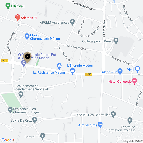 plan de l'agence Shiva macon