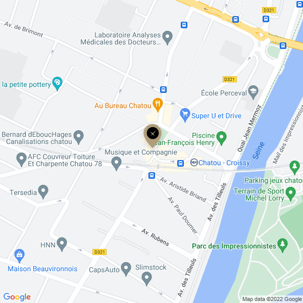 plan de l'agence Shiva chatou