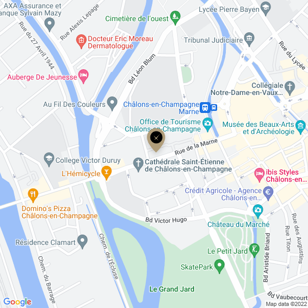 plan de l'agence Shiva chalons-en-champagne