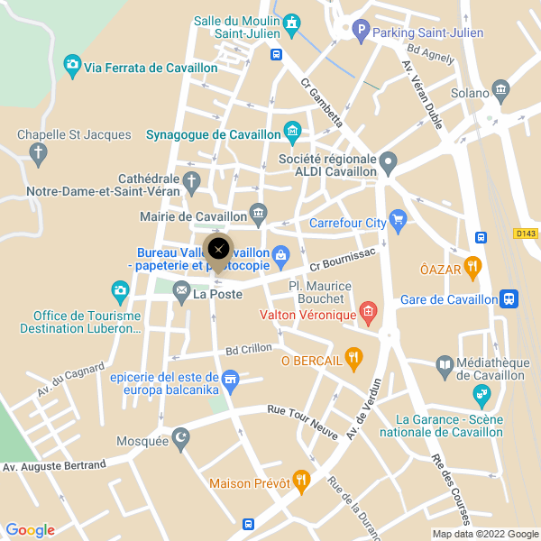 plan de l'agence Shiva cavaillon