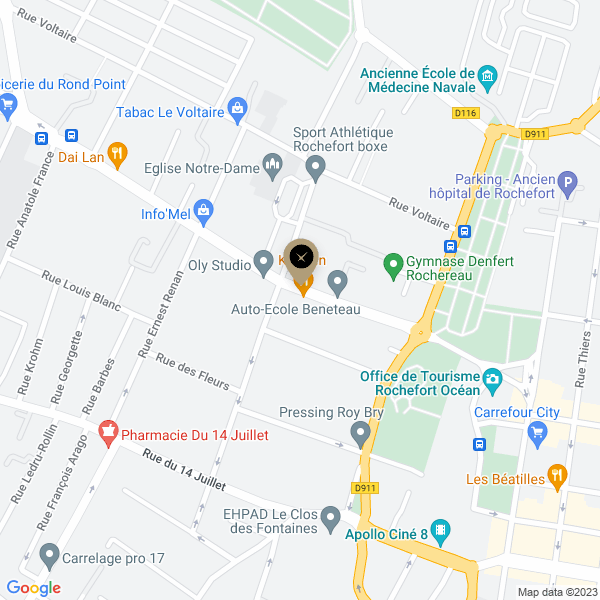 plan de l'agence Shiva rochefort