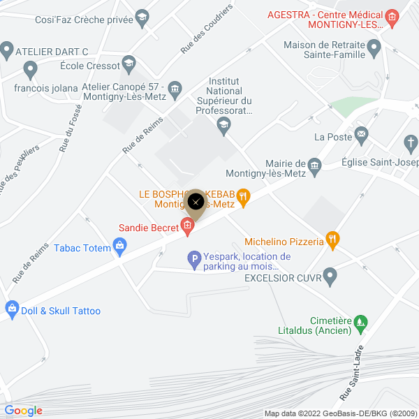 plan de l'agence Shiva montigny-les-metz