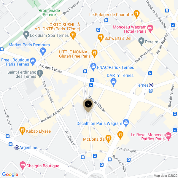 plan de l'agence Shiva paris-17eme-ternes
