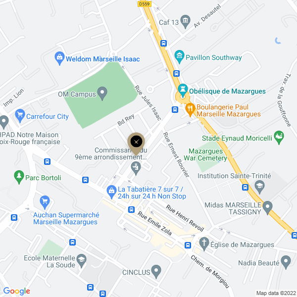 plan de l'agence Shiva marseille-9eme-mazargues