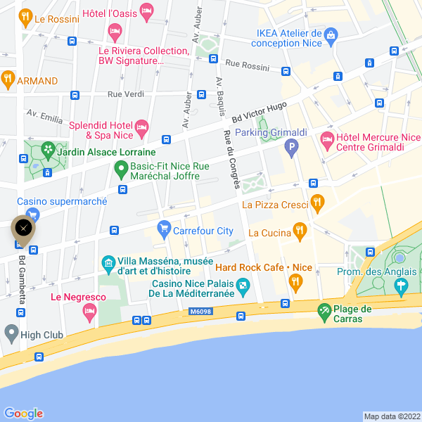 plan de l'agence Shiva nice-buffa