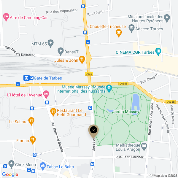 plan de l'agence Shiva tarbes-nord